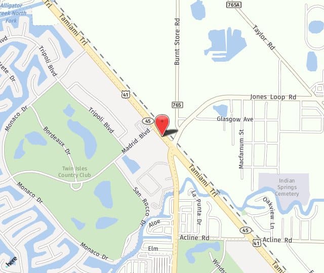 Location Map: 3943 Tamiami Trail Punta Gorda, FL 33950